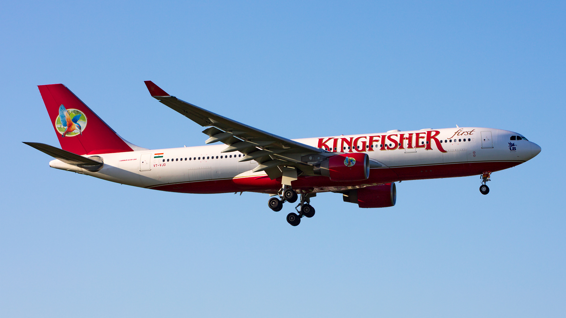 VT-VJO ✈ Kingfisher Airlines Airbus A330-223 @ London-Heathrow