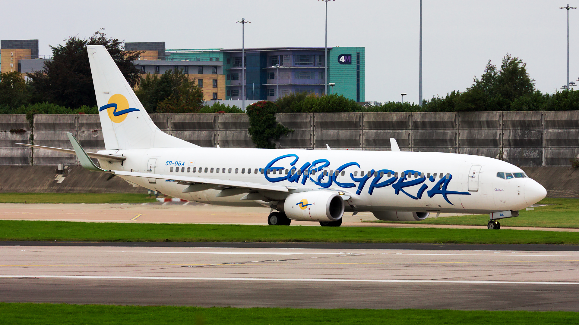 5B-DBX ✈ Eurocypria Airlines Boeing 737-8Q8 @ Manchester