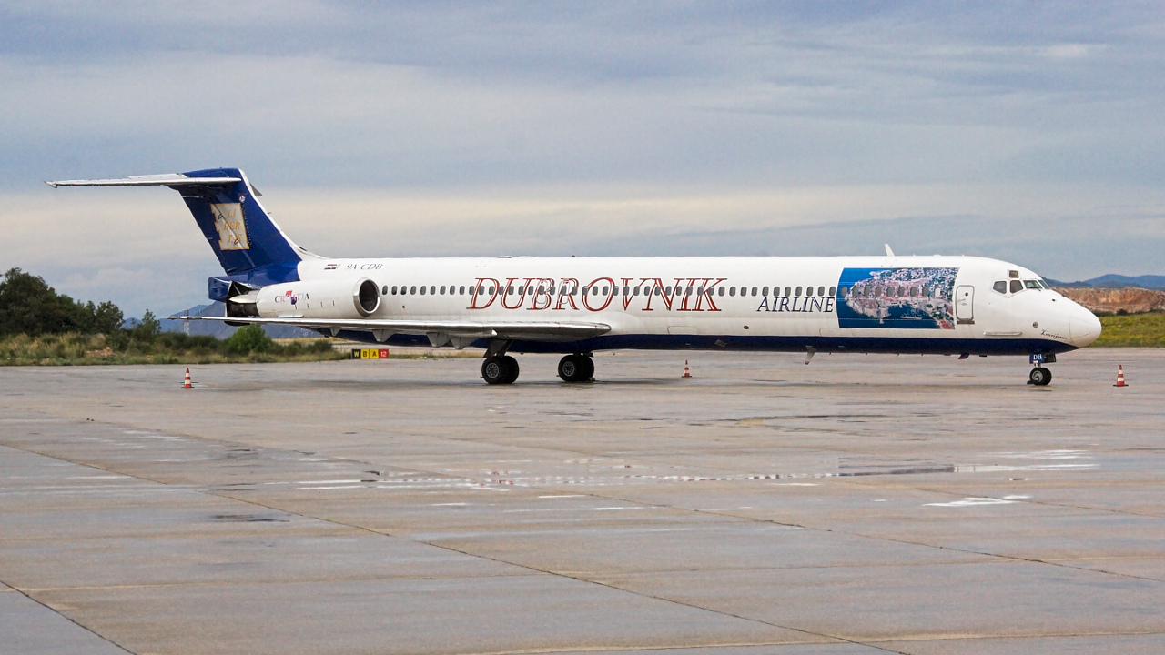 9A-CDB ✈ Dubrovnik Air McDonnell Douglas MD-83  @ Dubrovnik-Čilipi