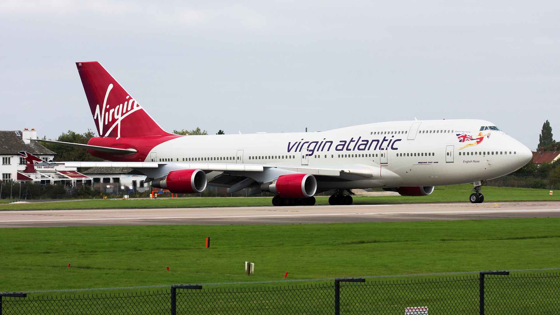 G-VROS ✈ Virgin Atlantic Airways Boeing 747-443 @ Manchester