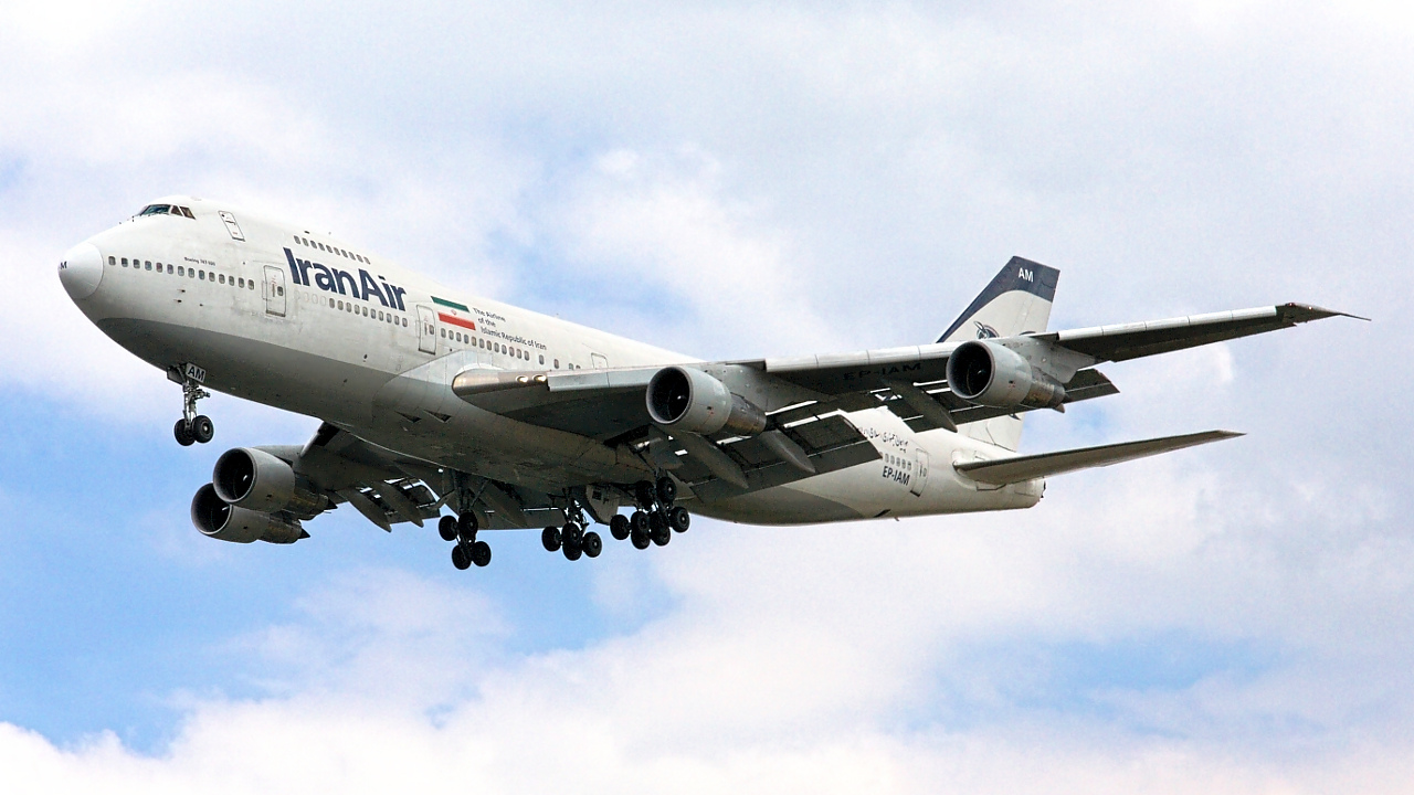 EP-IAM ✈ Iran Air Boeing 747-186B @ London-Heathrow
