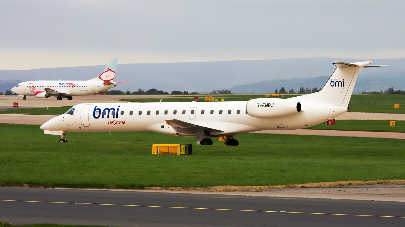G-EMBJ ✈ bmi regional Embraer ERJ-145EU @ Manchester