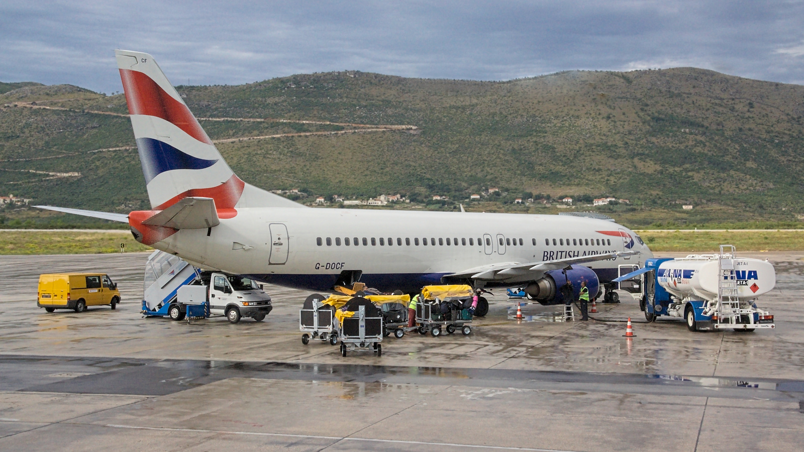 G-DOCF ✈ British Airways Boeing 737-436 @ Dubrovnik-Čilipi