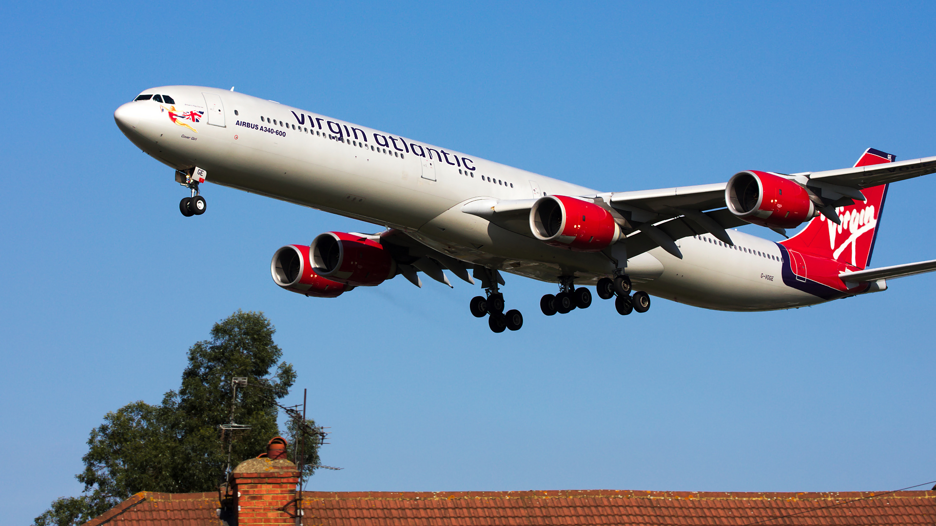 G-VOGE ✈ Virgin Atlantic Airways Airbus A340-642 @ London-Heathrow