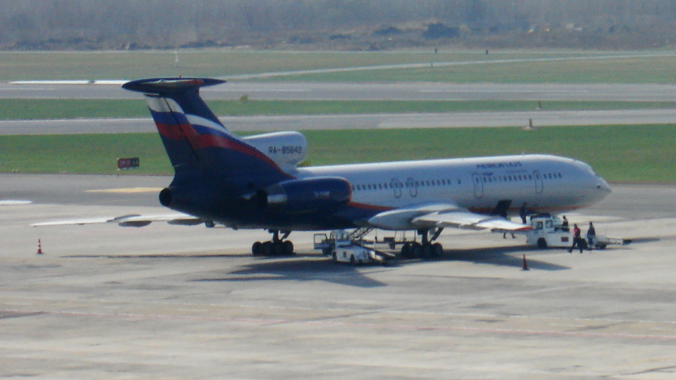 RA-85643 ✈ Aeroflot Russian Airlines Tupolev Tu-154M @ Warsaw-Chopin