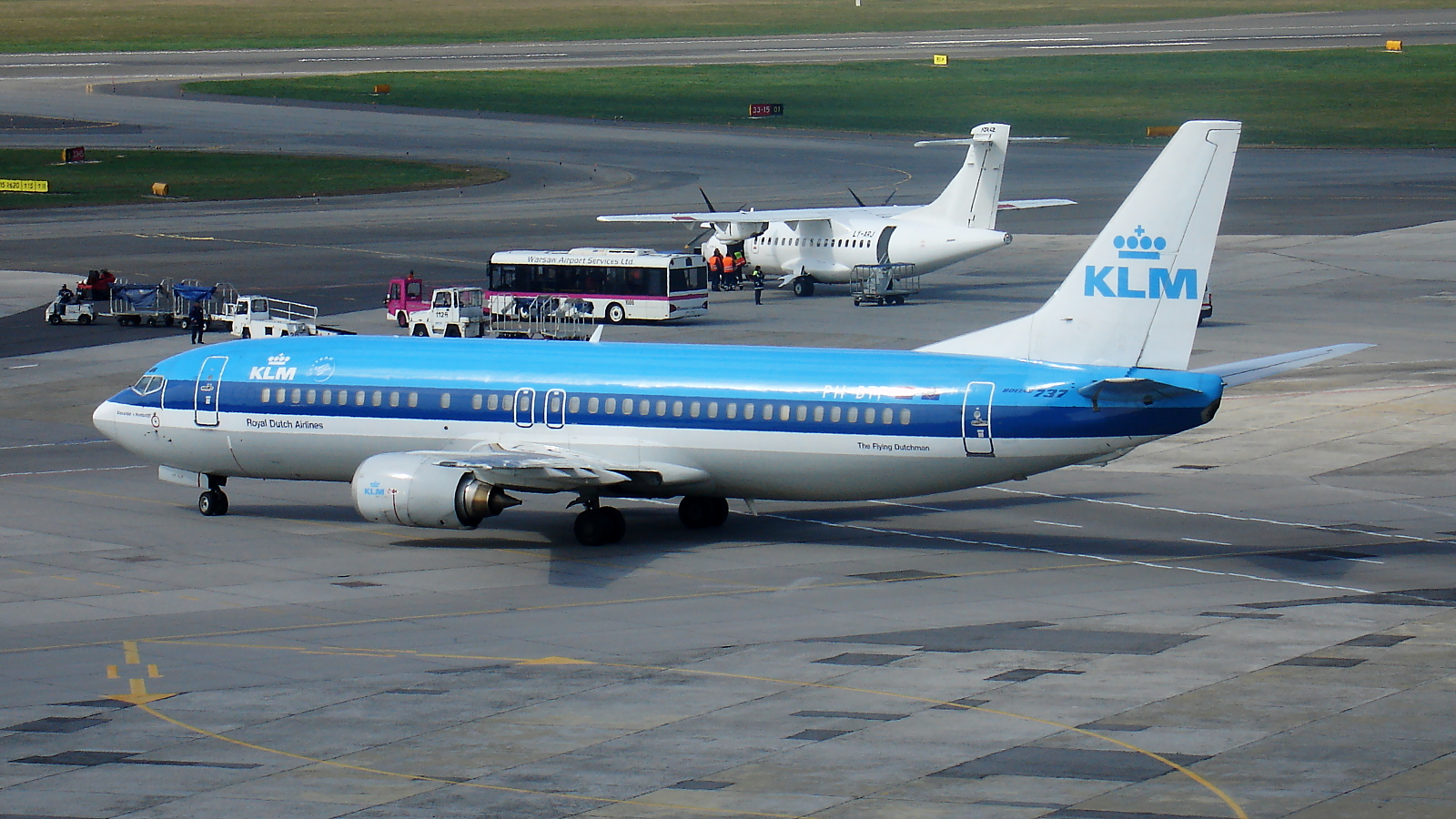 PH-BTF ✈ KLM Boeing 737-406 @ Warsaw-Chopin