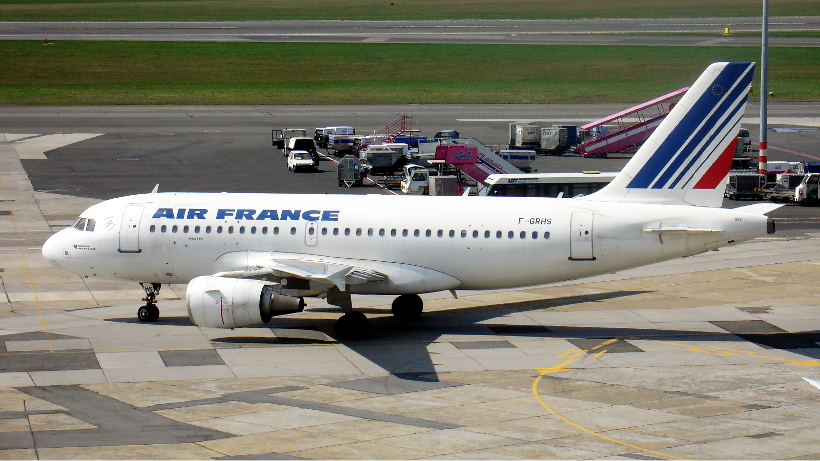 F-GRHS ✈ Air France Airbus A319-111 @ Warsaw-Chopin