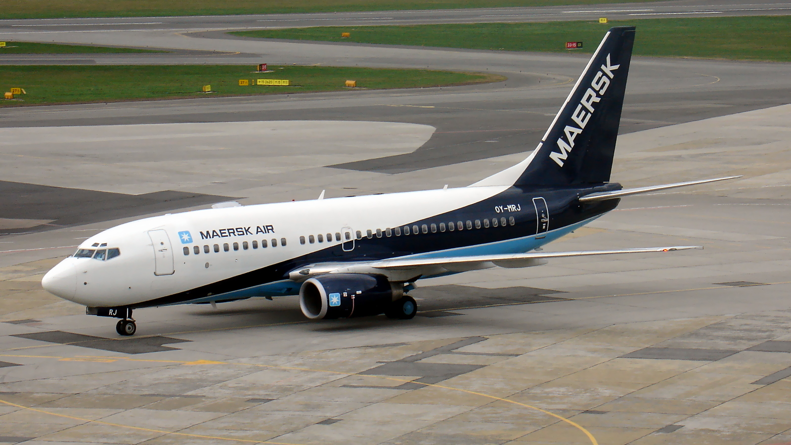 OY-MRJ ✈ Maersk Air Boeing 737-7L9 @ Warsaw-Chopin