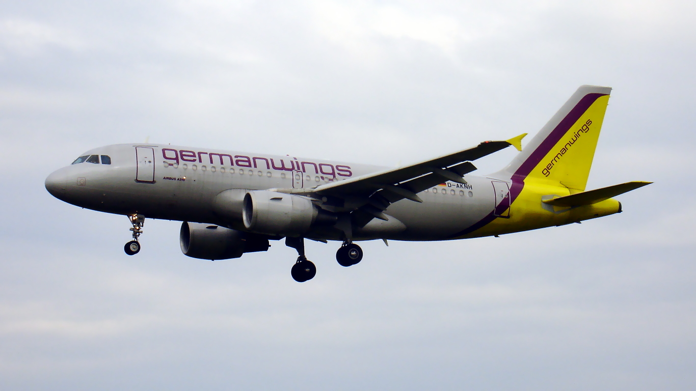 D-AKNH ✈ Germanwings Airbus A319-112 @ Warsaw-Chopin