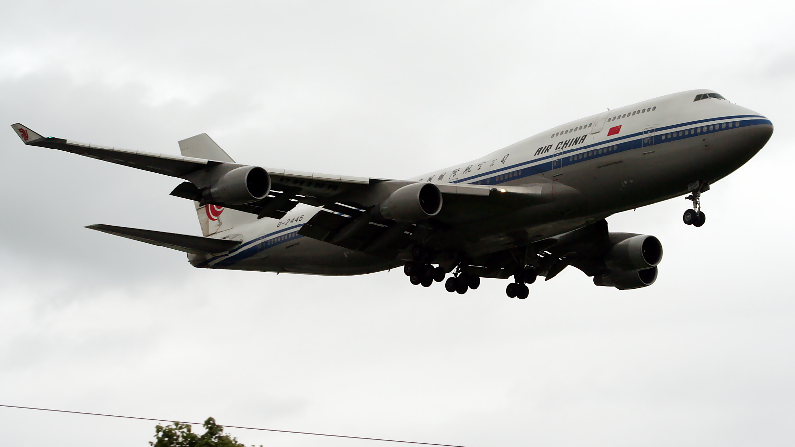 B-2445 ✈ Air China Boeing 747-4J6 @ London-Heathrow