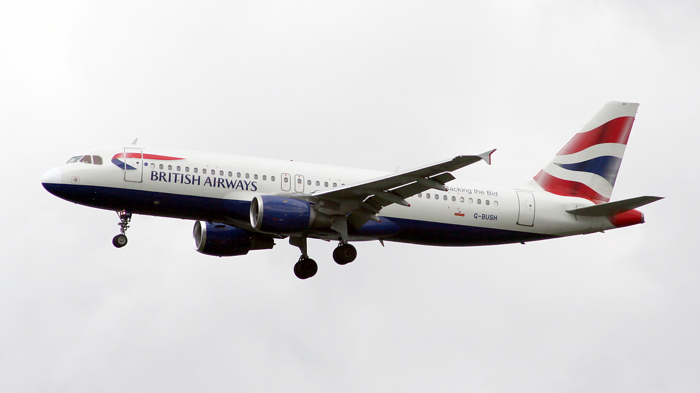 G-BUSH ✈ British Airways Airbus A320-211 @ London-Heathrow