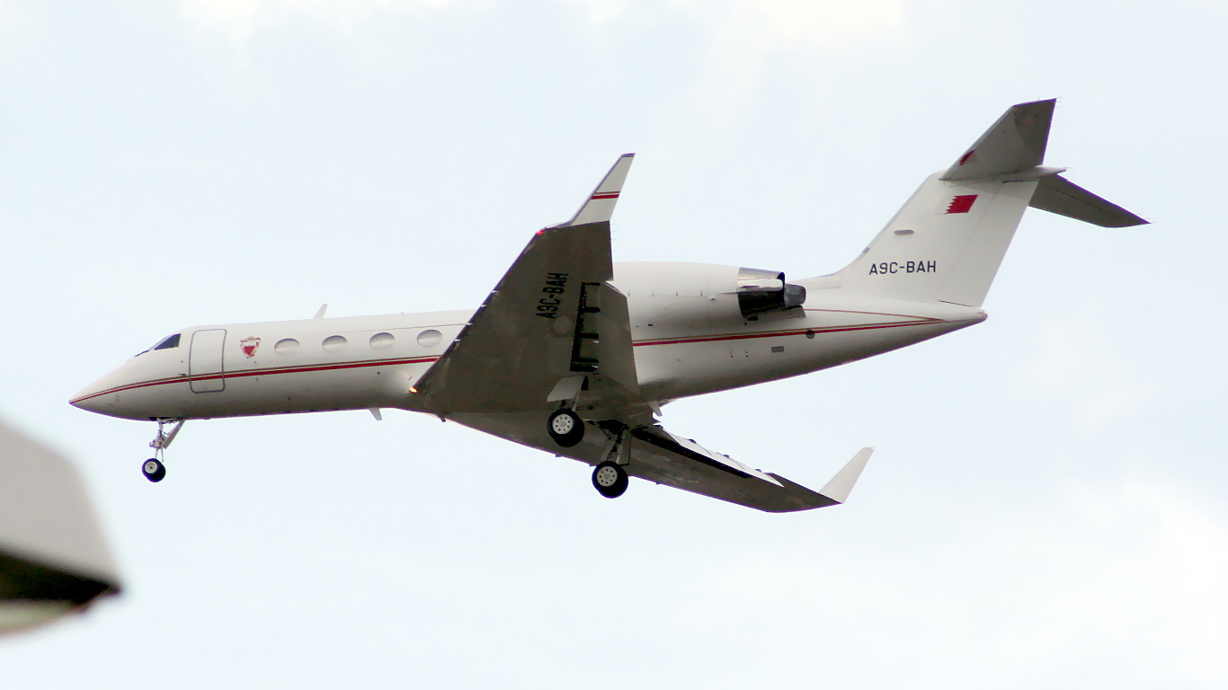 A9C-BAH ✈ Bahrain Amiri Flight Gulfstream G-IV @ London-Heathrow