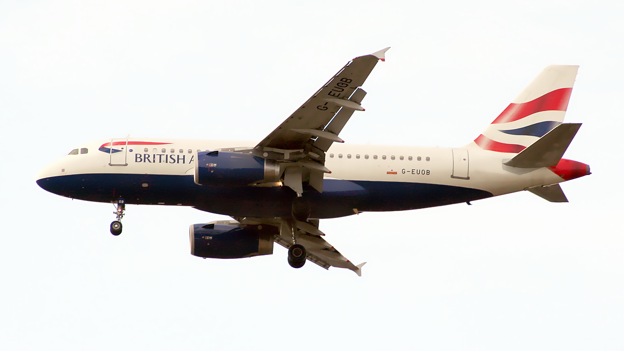 G-EUOB ✈ British Airways Airbus A319-131 @ London-Heathrow