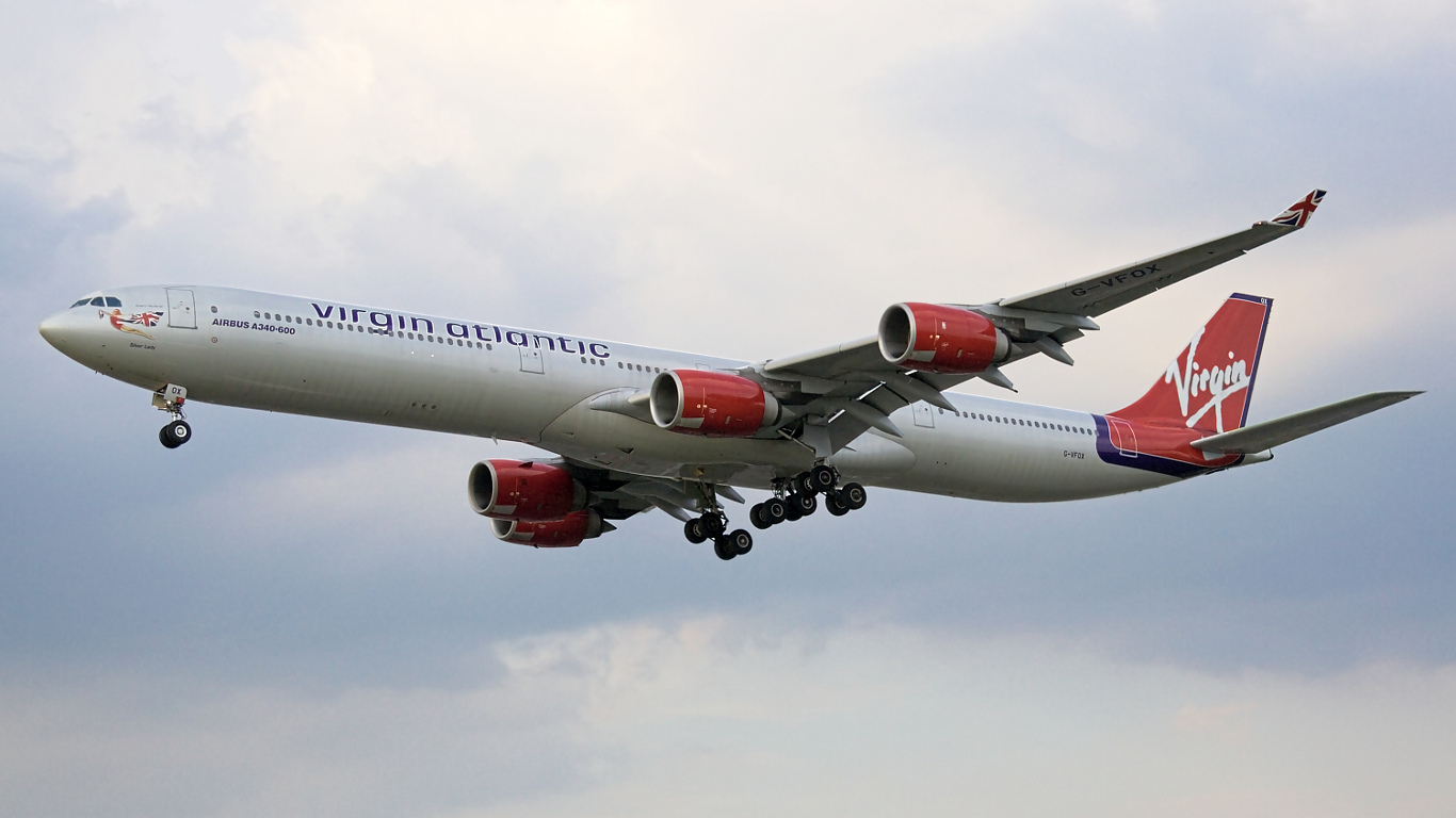 G-VFOX ✈ Virgin Atlantic Airways Airbus A340-642 @ London-Heathrow