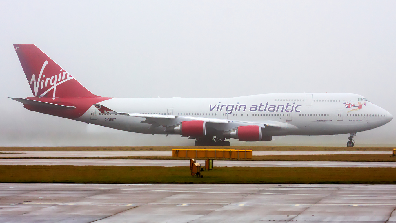 G-VROY ✈ Virgin Atlantic Airways Boeing 747-443 @ Manchester
