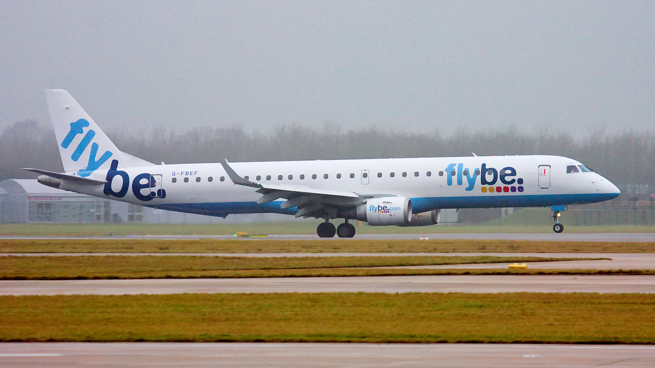 G-FBEF ✈ Flybe Embraer ERJ-195LR @ Manchester