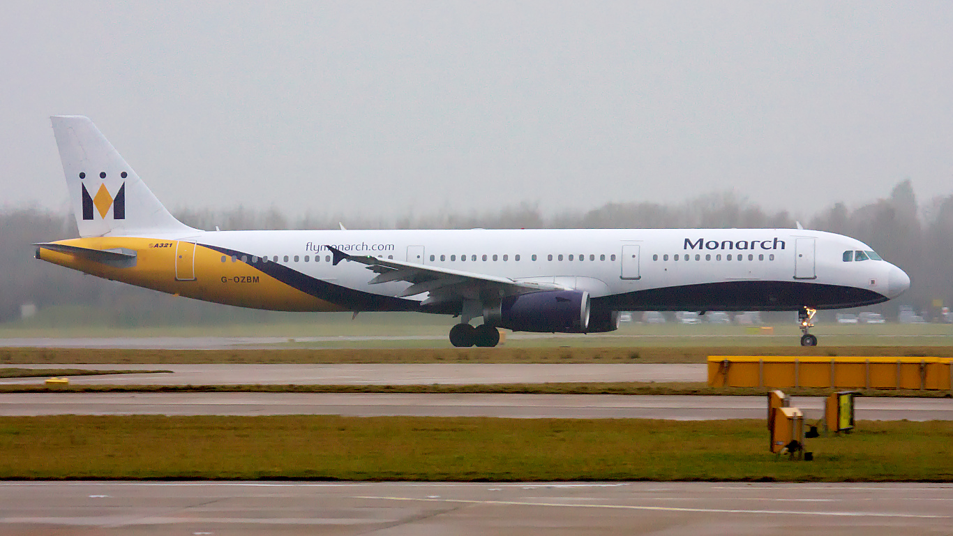G-OZBM ✈ Monarch Airlines Airbus A321-231 @ Manchester
