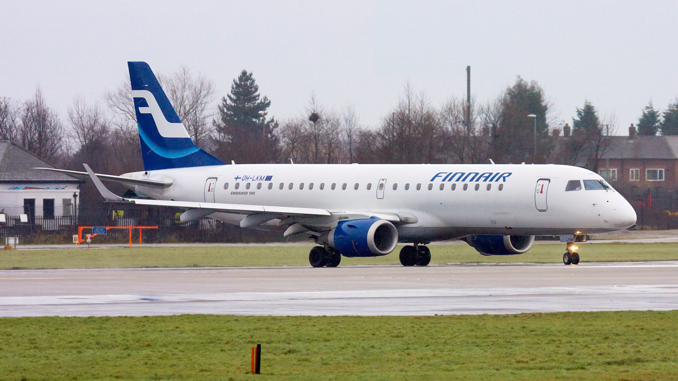 OH-LKM ✈ Finnair Embraer ERJ-190LR @ Manchester