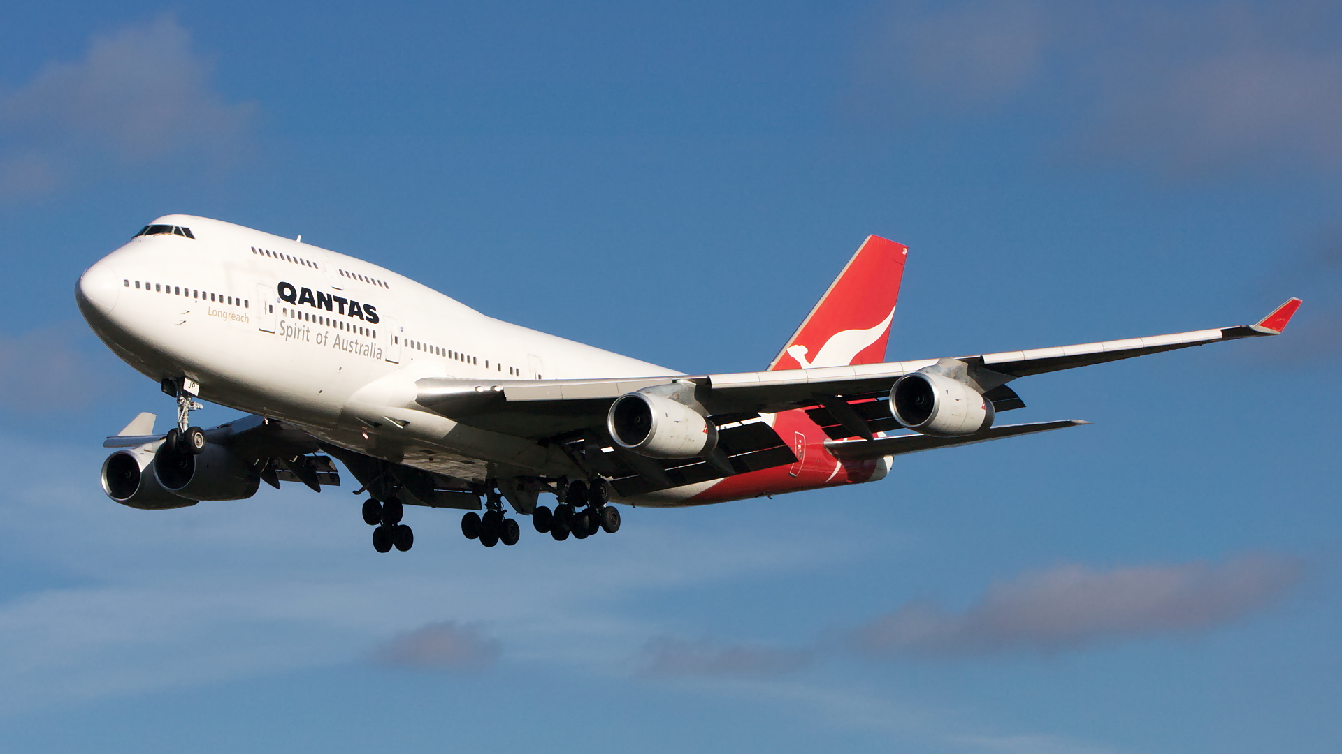 VH-OJP ✈ Qantas Boeing 747-438 @ London-Heathrow