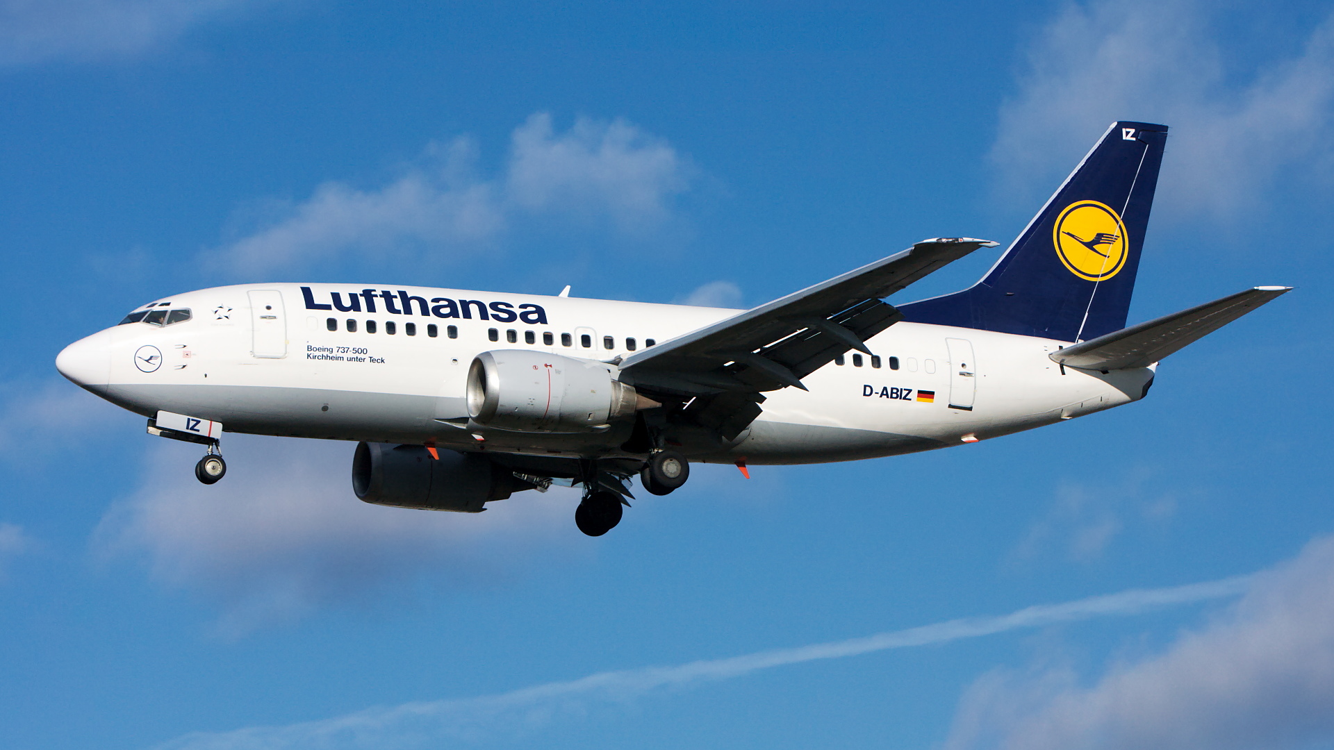 D-ABIZ ✈ Lufthansa Boeing 737-530 @ London-Heathrow