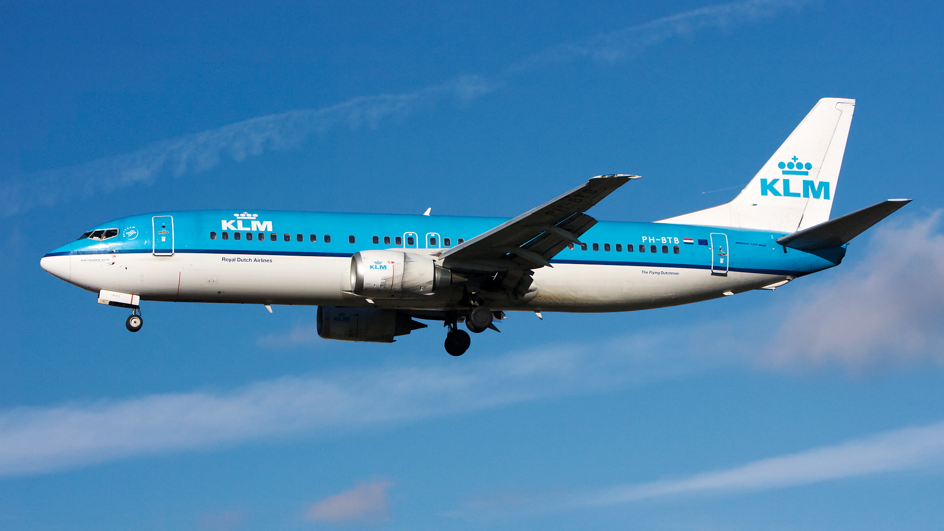 PH-BTB ✈ KLM Boeing 737-406 @ London-Heathrow