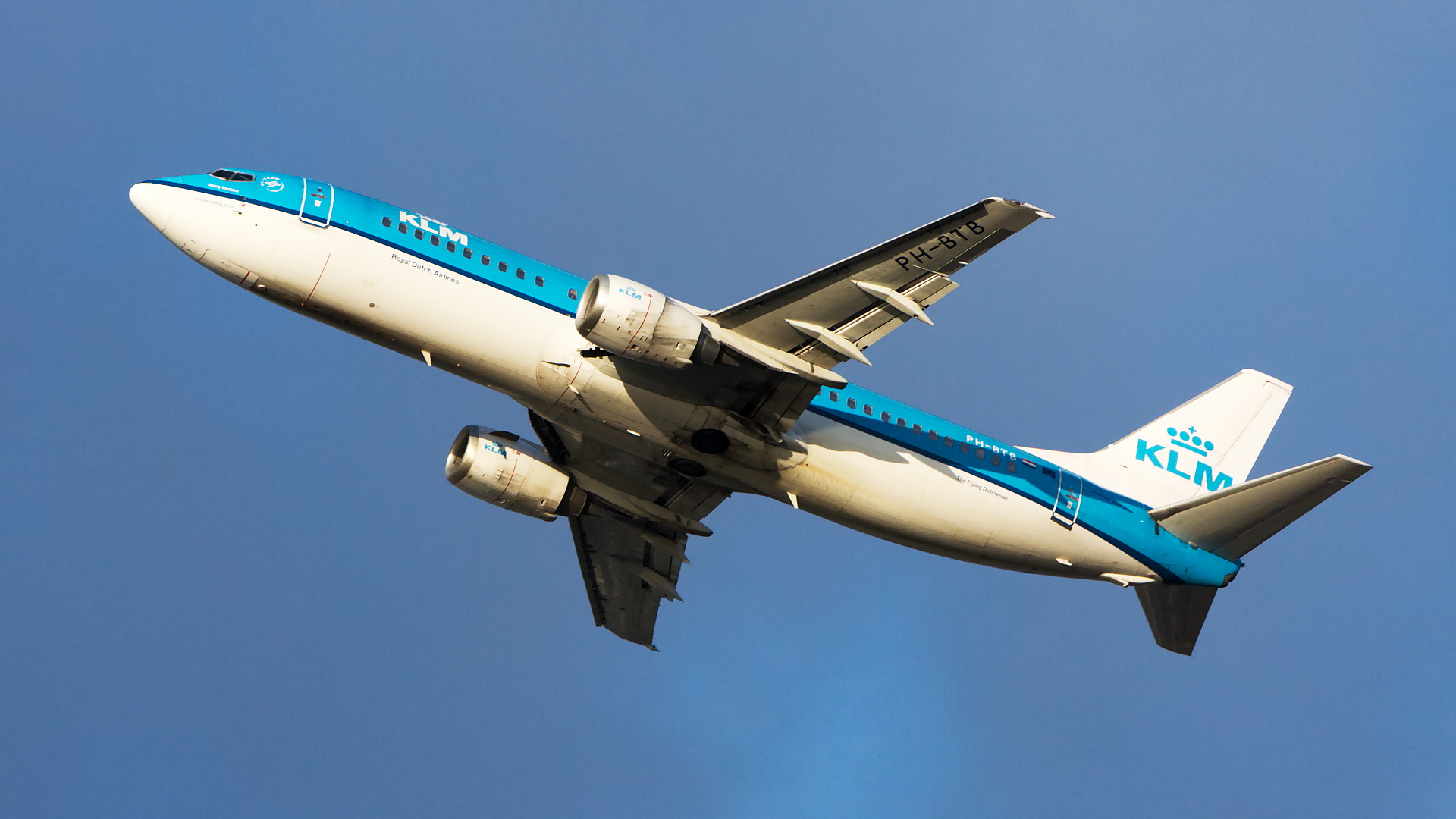 PH-BTB ✈ KLM Boeing 737-406 @ London-Heathrow