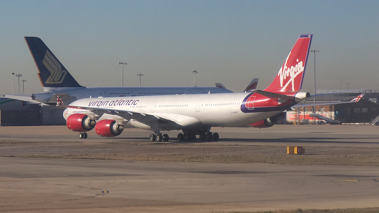G-VSHY ✈ Virgin Atlantic Airways Airbus A340-642 @ London-Heathrow