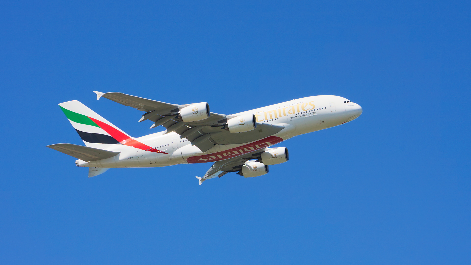 A6-EDH ✈ Emirates Airline Airbus A380-861 @ London-Heathrow