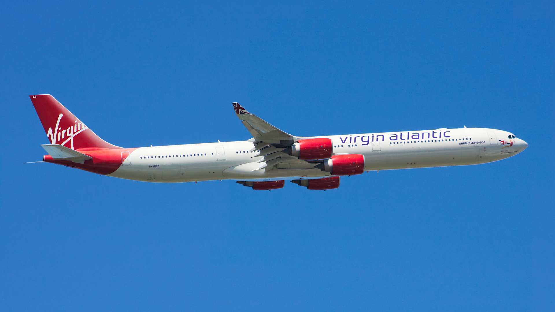 G-VWEB ✈ Virgin Atlantic Airways Airbus A340-642 @ London-Heathrow