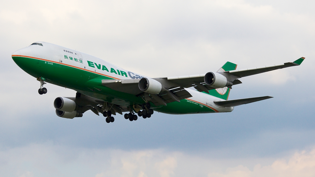 B-16406 ✈ EVA Air Boeing 747-45E/BDSF @ London-Heathrow