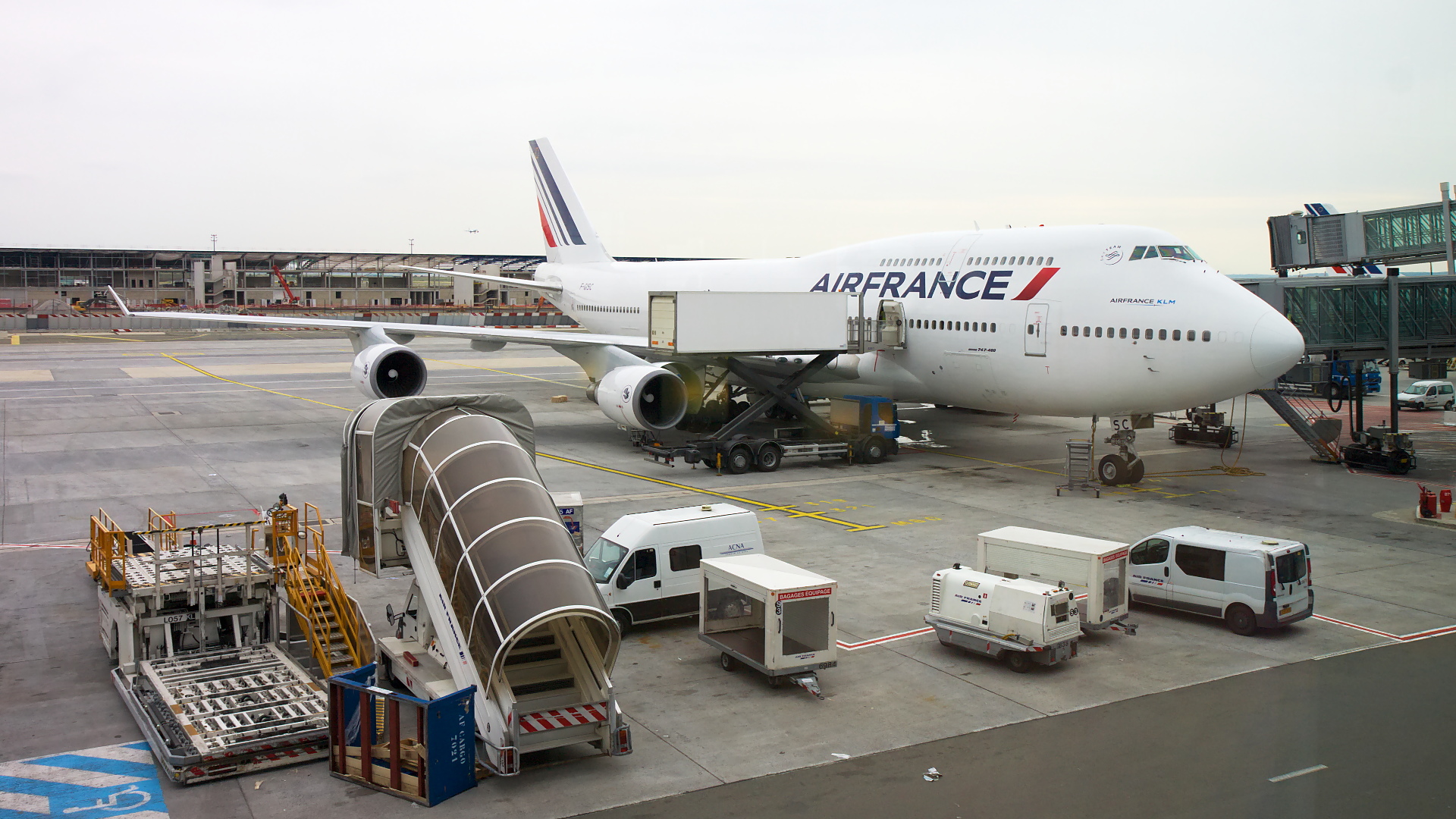 F-GISC ✈ Air France Boeing 747-428M @ Paris-Charles de Gaulle Airport