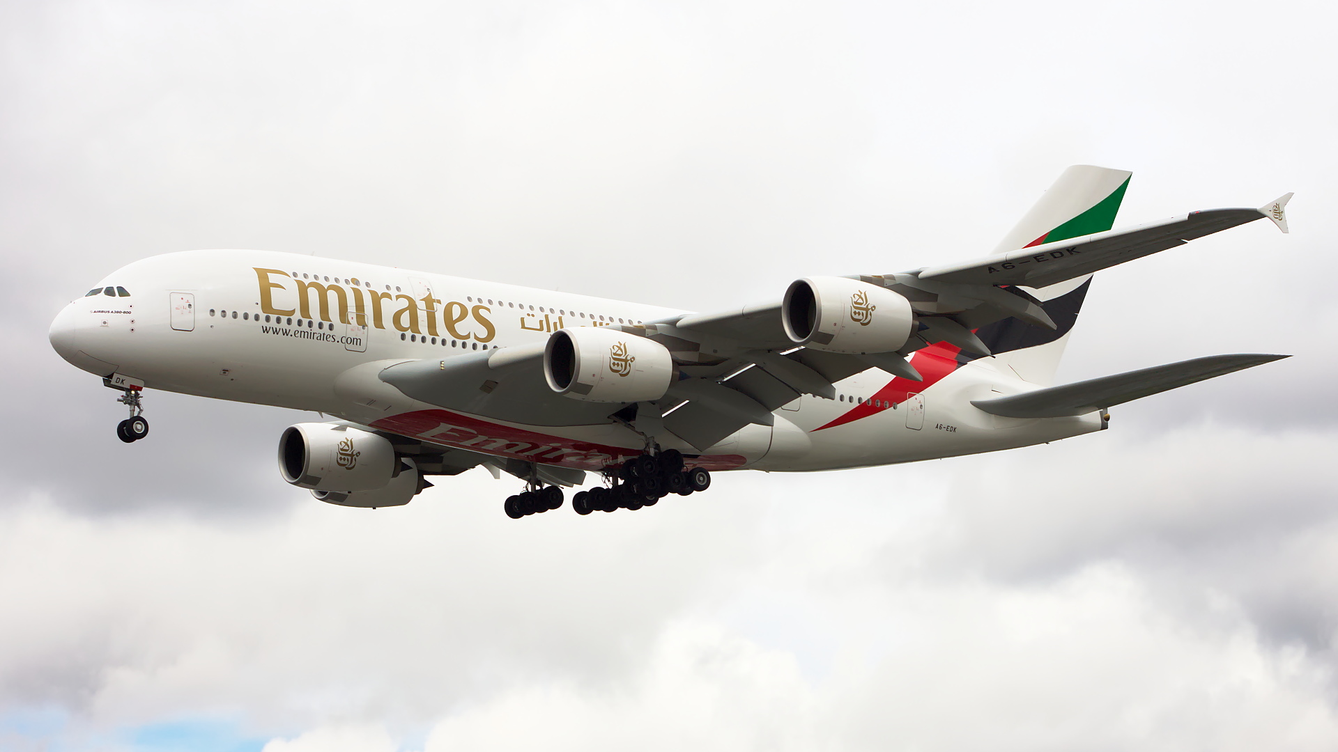 A6-EDK ✈ Emirates Airline Airbus A380-861 @ London-Heathrow