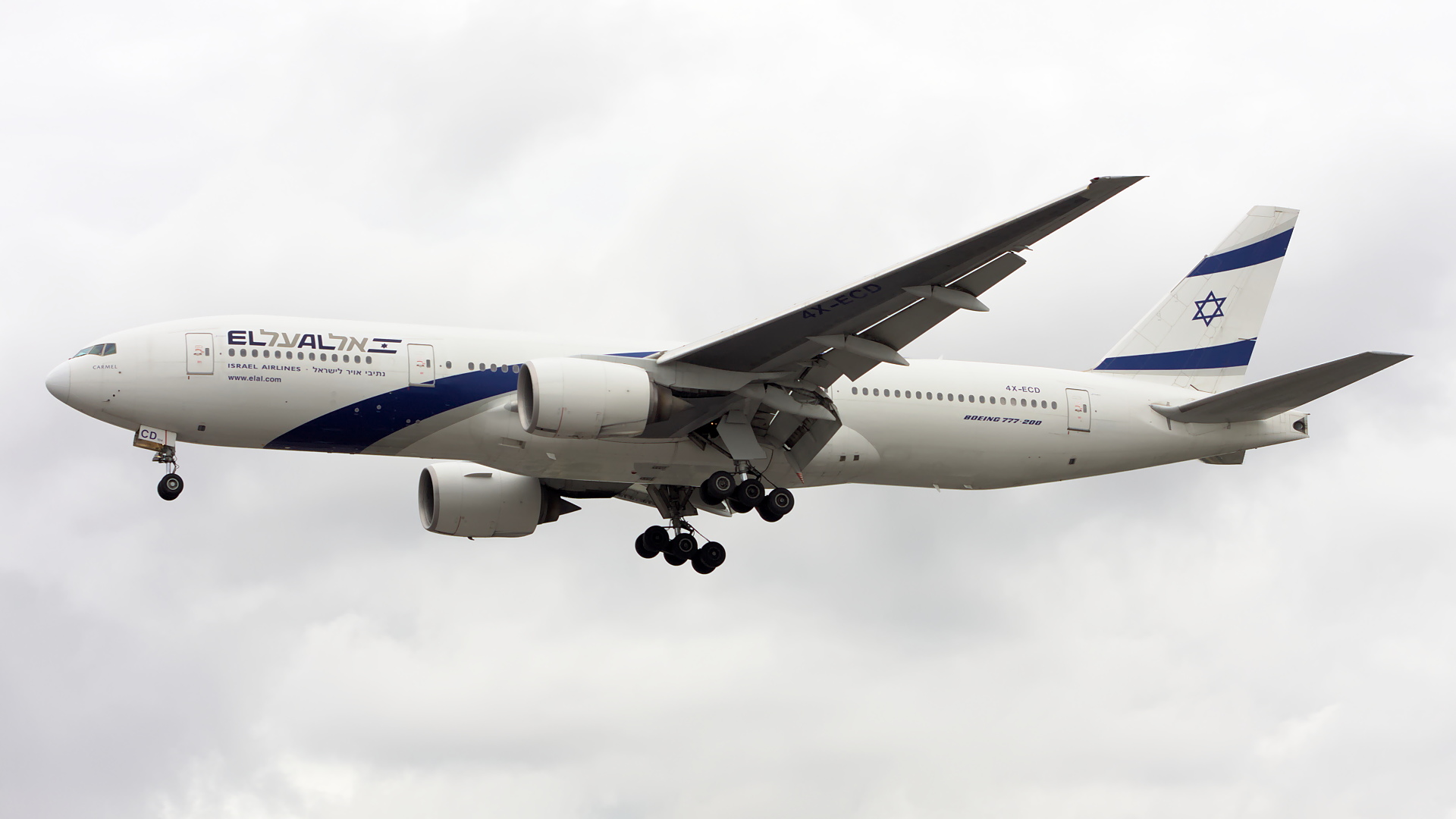 4X-ECD ✈ El Al Israel Airlines Boeing 777-258ER @ London-Heathrow