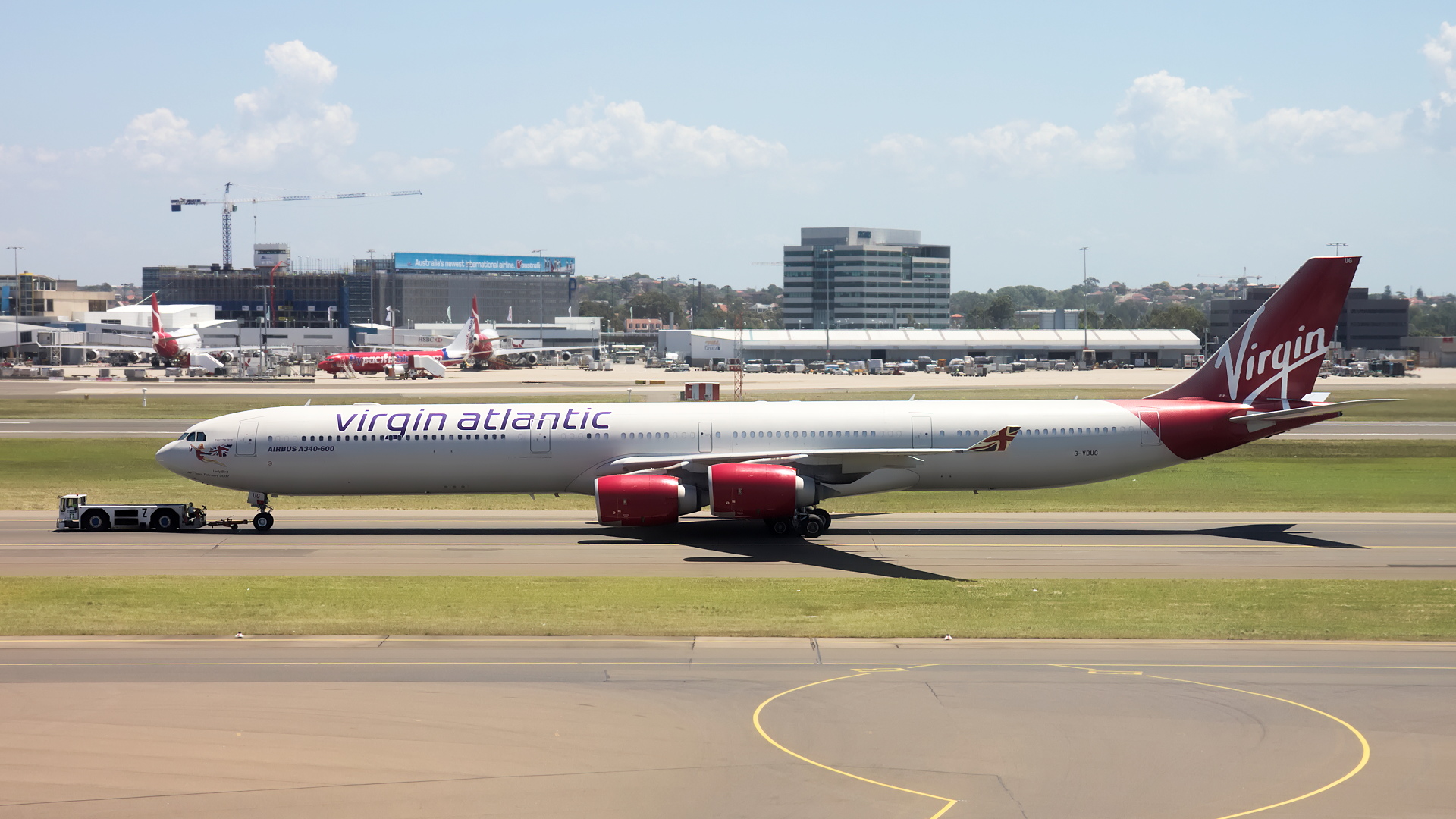 G-VBUG ✈ Virgin Atlantic Airways Airbus A340-642 HGW @ Sydney-Kingsford Smith