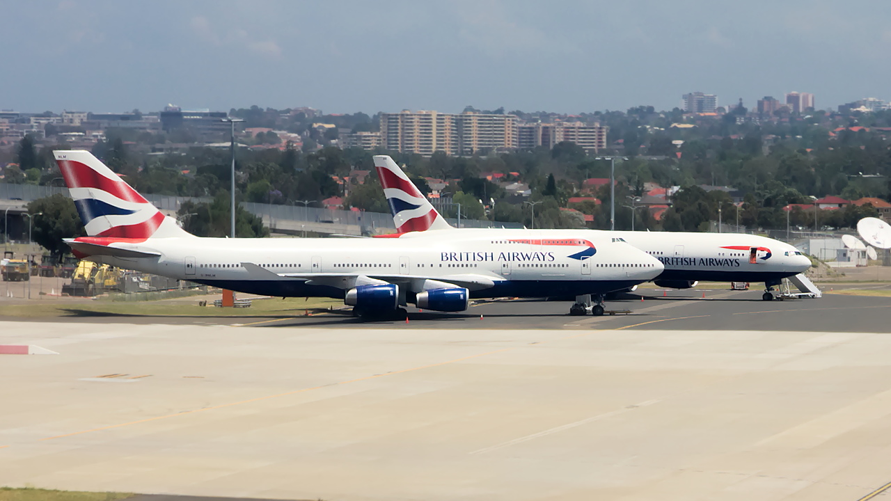 G-BNLM ✈ British Airways Boeing 747-436 @ Sydney-Kingsford Smith