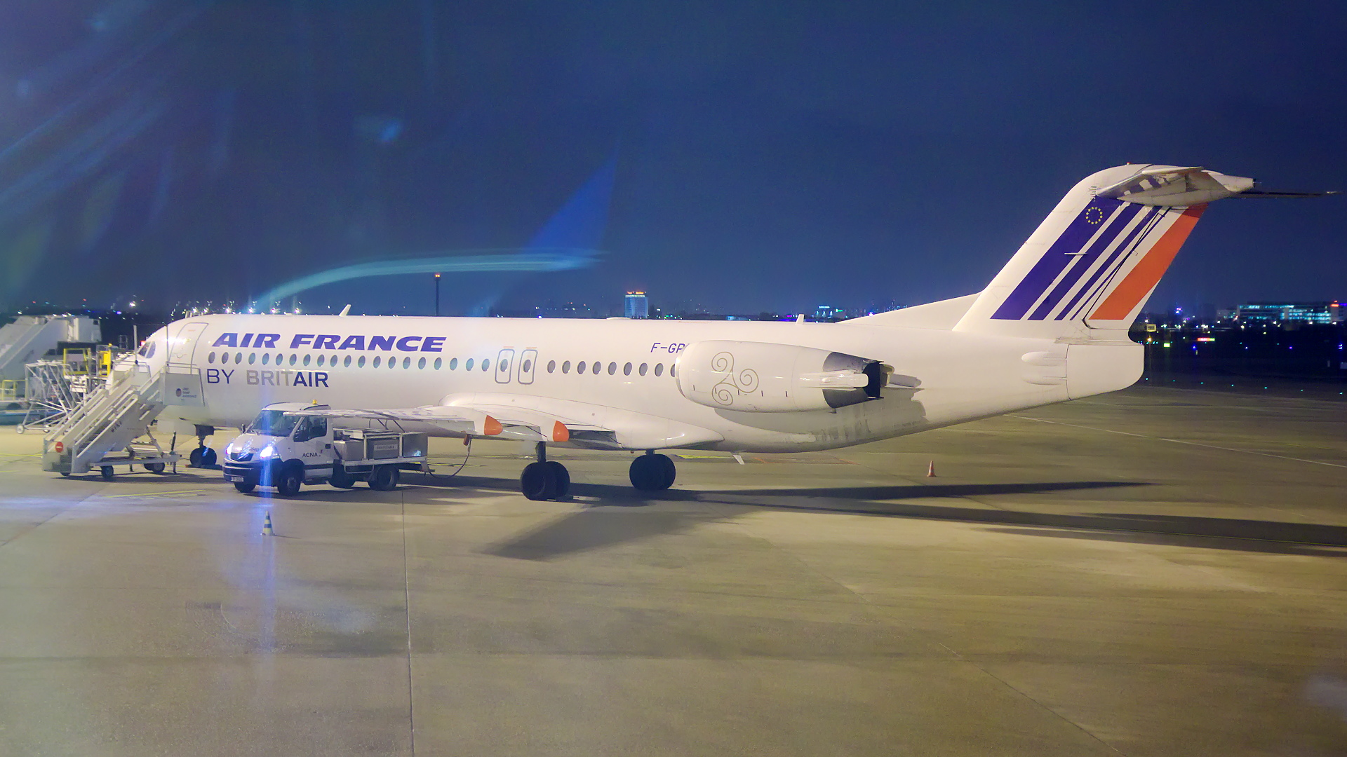 F-GP* ✈ Air France Fokker 100 @ Paris-Orly