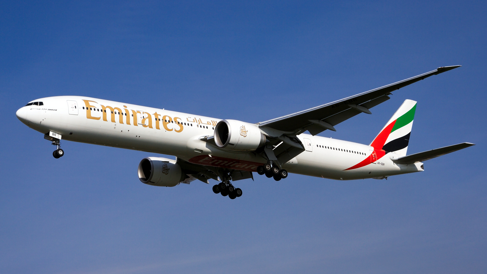 A6-EBR ✈ Emirates Airline Boeing 777-31HER @ London-Heathrow