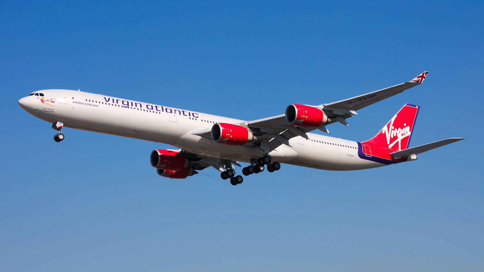 G-VSSH ✈ Virgin Atlantic Airways Airbus A340-642 @ London-Heathrow