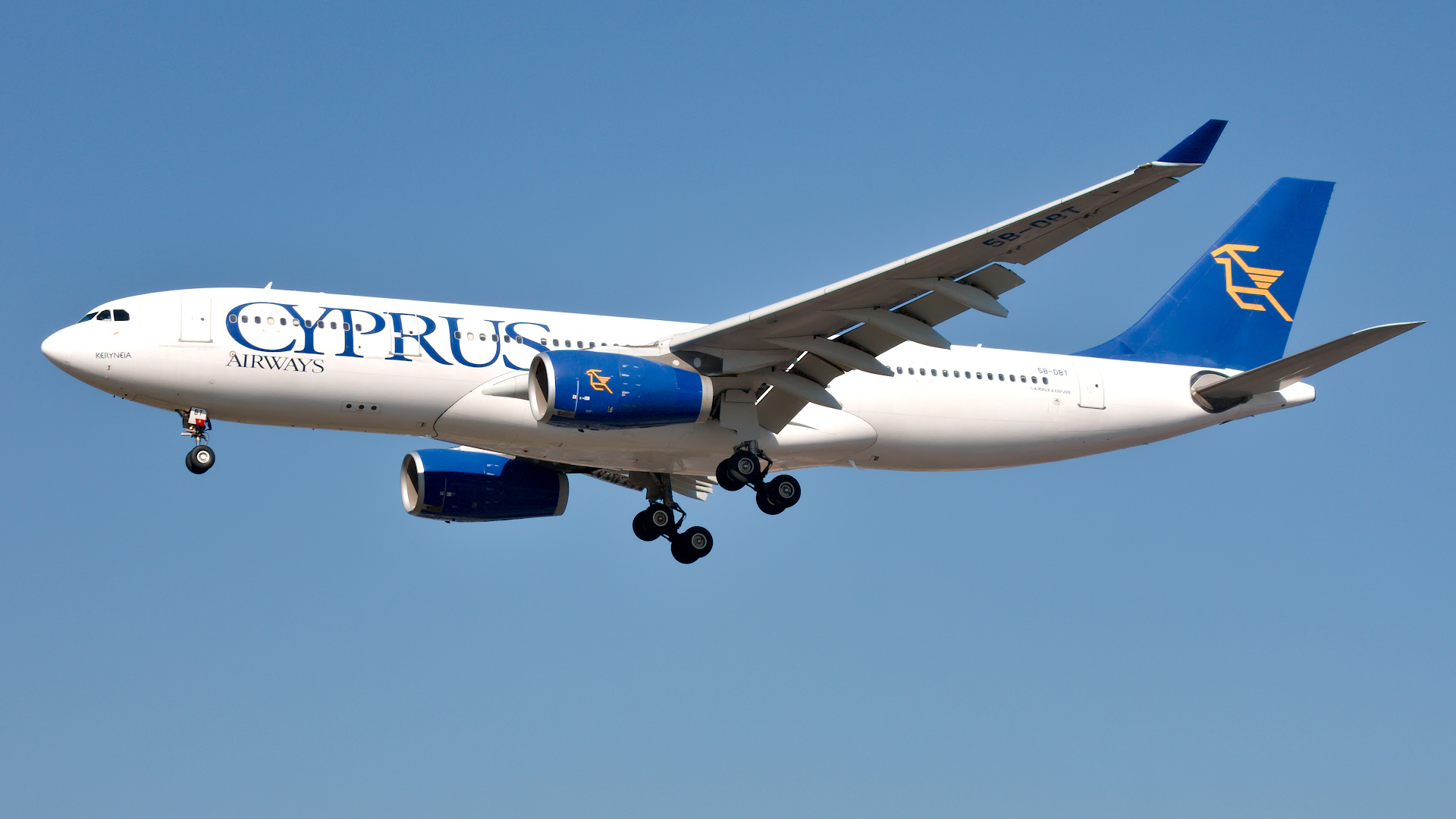 5B-DBT ✈ Cyprus Airways Airbus A330-243 @ London-Heathrow