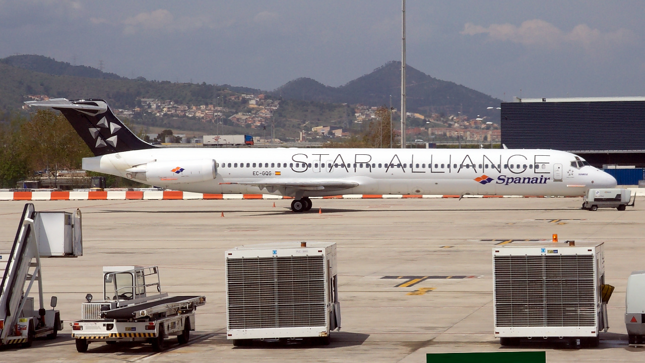 EC-GQG ✈ Spanair McDonnell Douglas MD-83 @ Barcelona-El Prat