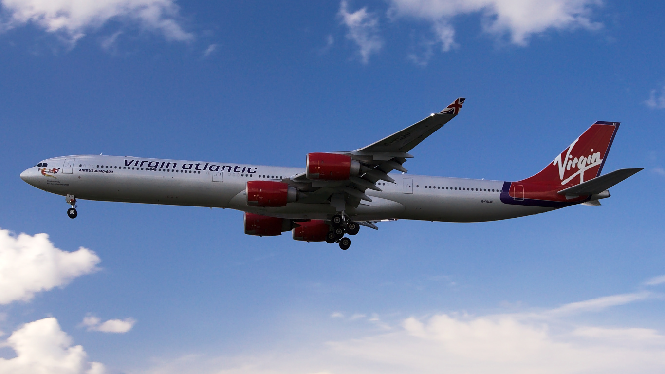 G-VNAP ✈ Virgin Atlantic Airways Airbus A340-642 @ London-Heathrow