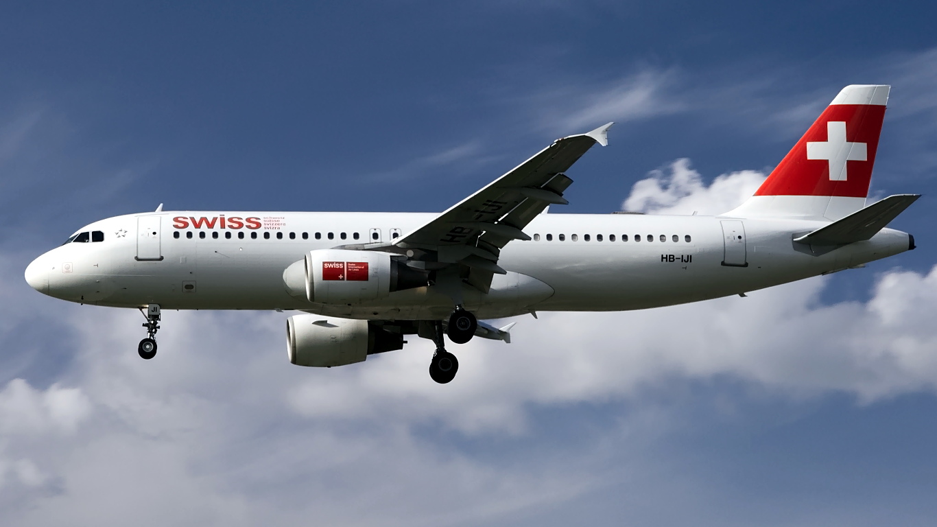 HB-IJI ✈ Swiss International Air Lines Airbus A320-214 @ London-Heathrow