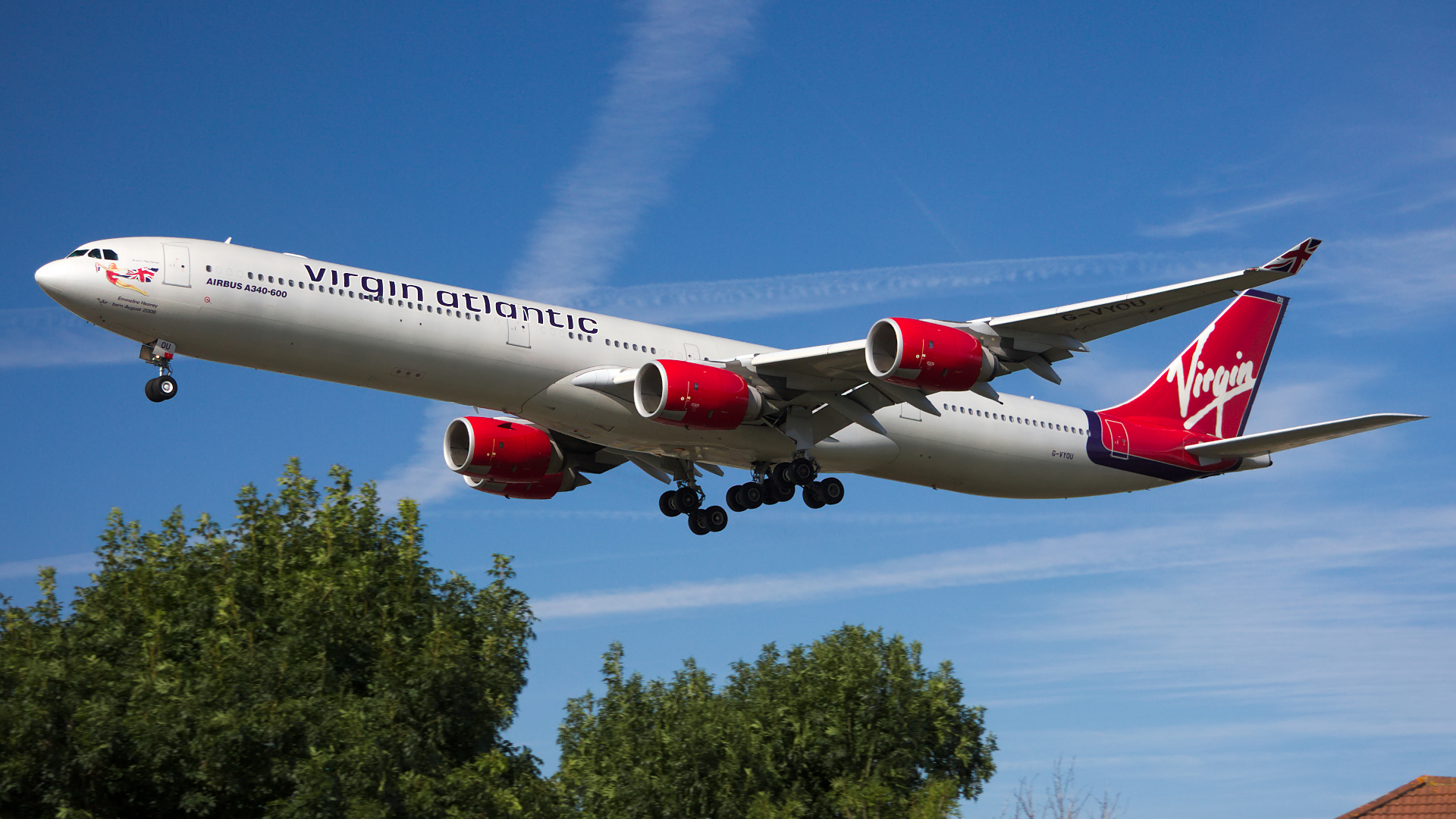 G-VYOU ✈ Virgin Atlantic Airways Airbus A340-642 @ London-Heathrow