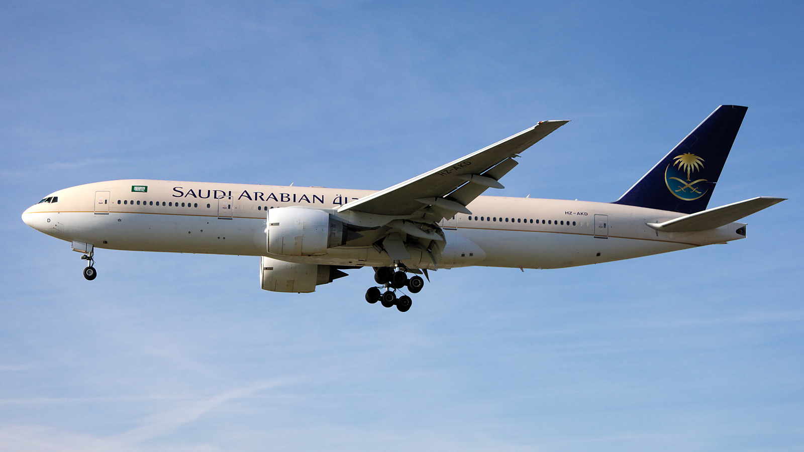 HZ-AKD ✈ Saudi Arabian Airlines Boeing 777-268ER @ London-Heathrow