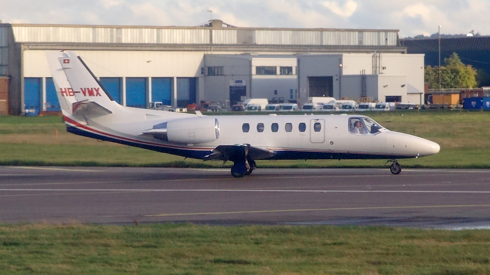 HB-VMX ✈ Jet Aviation Cessna 550B Citation Bravo @ London-Gatwick