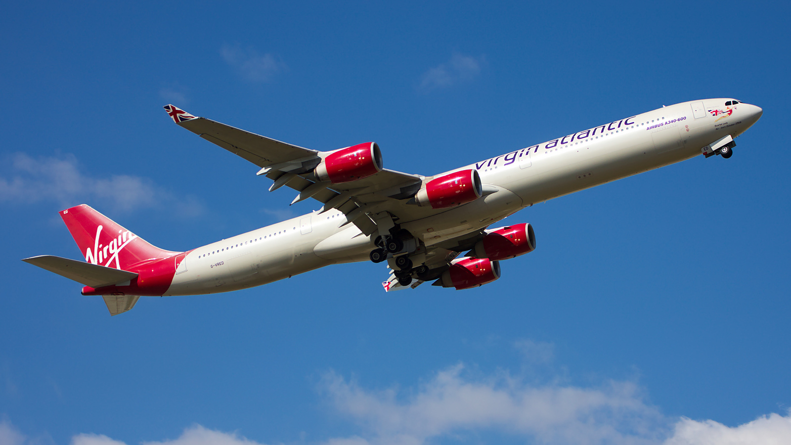 G-VRED ✈ Virgin Atlantic Airways Airbus A340-642 @ London-Heathrow