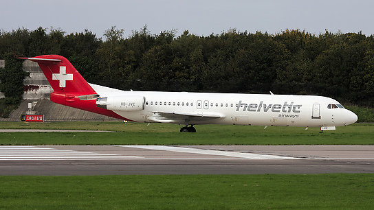 HB-JVE ✈ Helvetic Airways Fokker 100 (F28-0100)