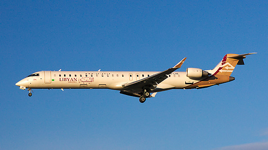 5A-LAE ✈ Libyan Arab Airlines Canadair CL-600-2D24 CRJ-900ER