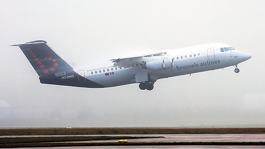 OO-DWG ✈ Brussels Airlines British Aerospace Avro RJ100