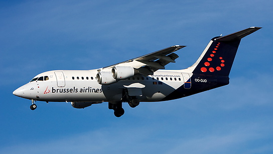 OO-DJO ✈ Brussels Airlines British Aerospace Avro RJ85
